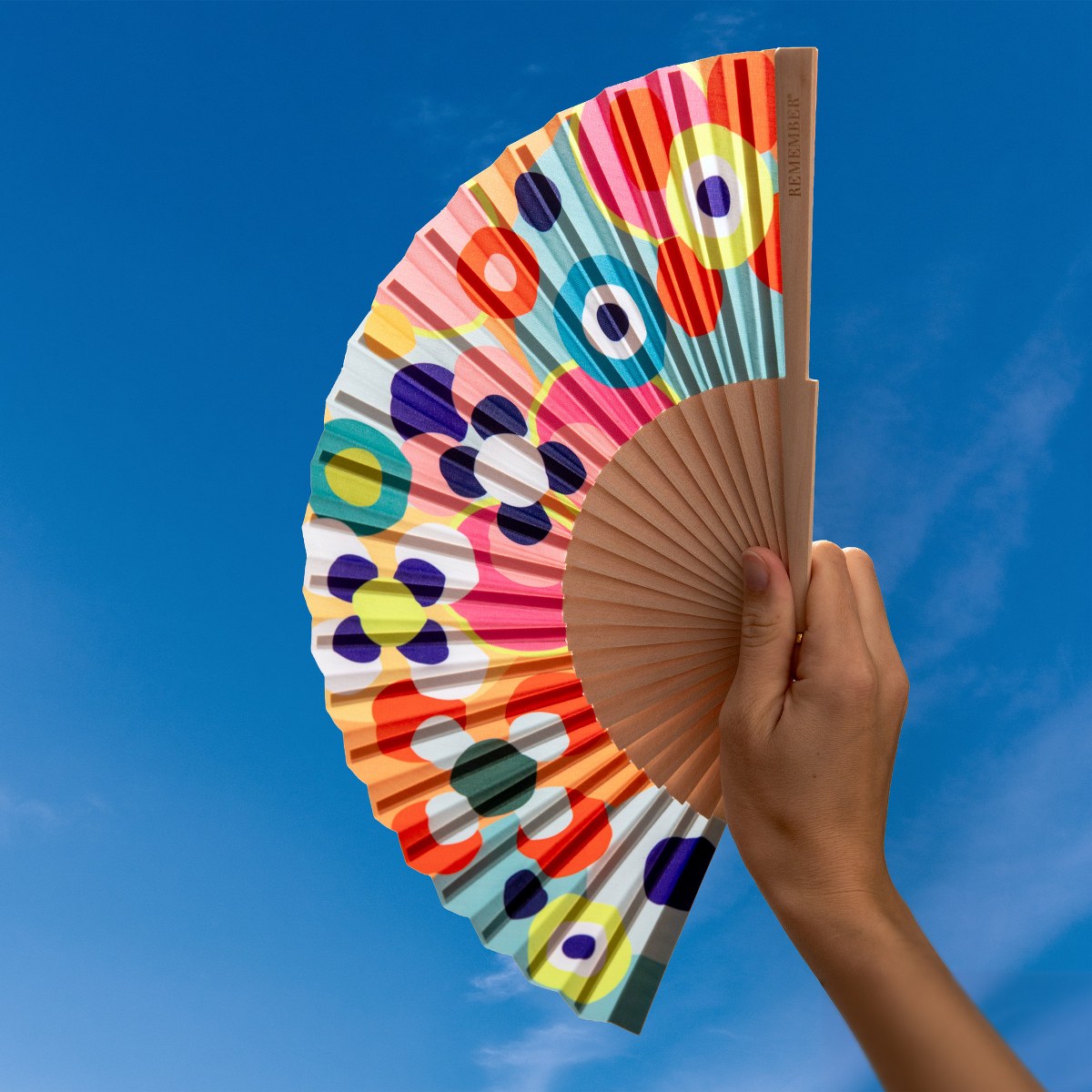 Remember Sushi Folding Paper Hand Fan – image 2