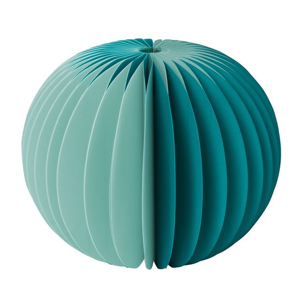 Remember Yuki Small Folding Paper Vase with Glass Insert – Petrol
