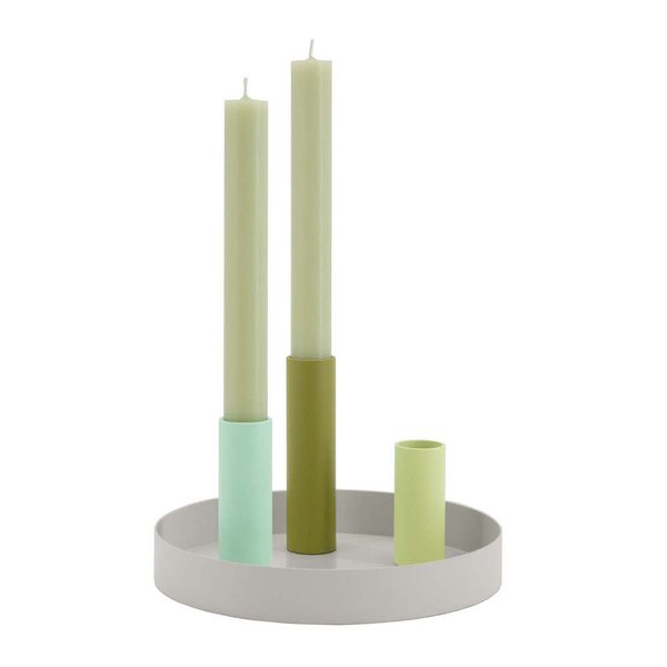 Remember Luna Mini Magnetic Candle Holder Tray – Grey