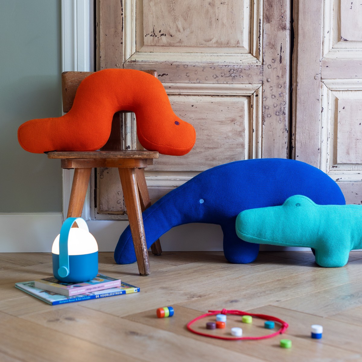 Remember Karl the Crocodile Organic Cotton Cuddle Cushion – image 2