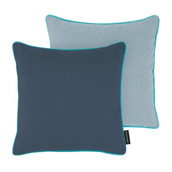 Remember Blueberry Two-Tone Cushion 45 x 45cm