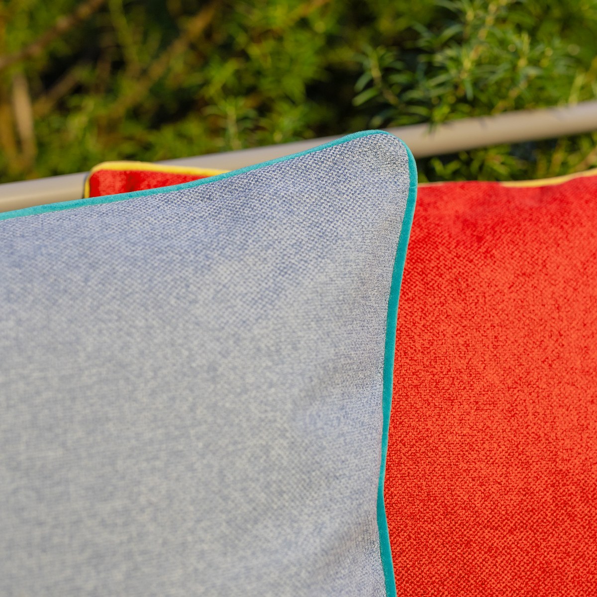 Remember Blueberry Two-Tone Cushion 45 x 45cm – image 3
