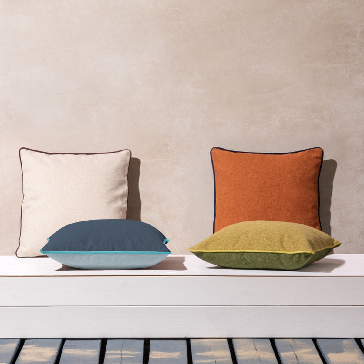 Remember Blueberry Two-Tone Cushion 45 x 45cm – image 2