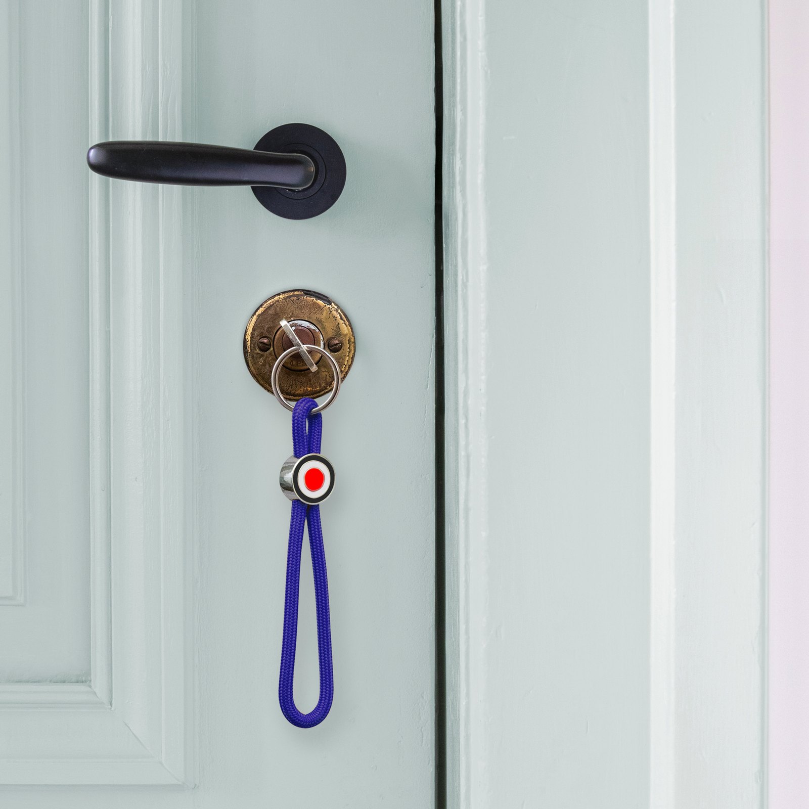 Remember Ringo Rope-Effect Keychain – Deep Blue – image 2