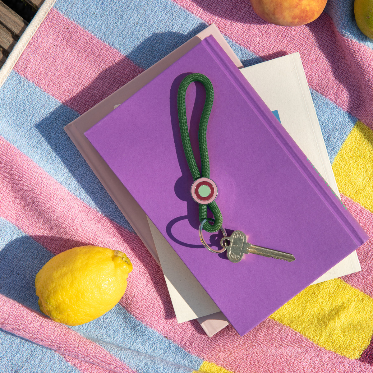 Remember Ringo Rope-Effect Keychain – Forest Green – image 2