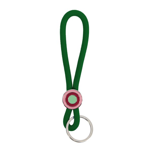 Remember Ringo Rope-Effect Keychain – Forest Green