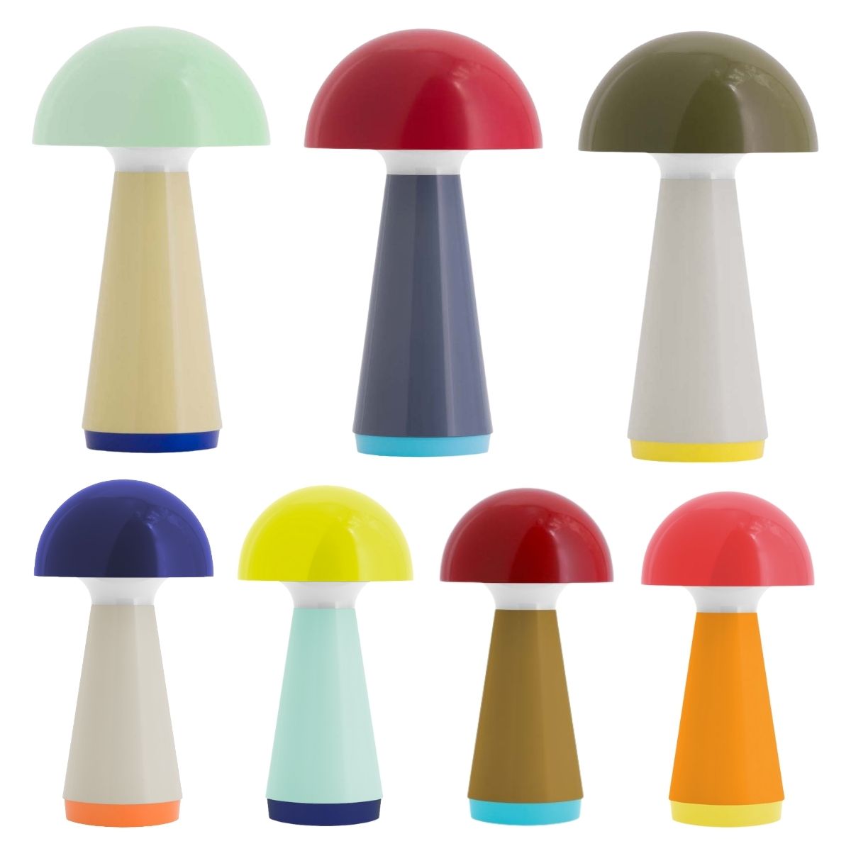 Remember Bobbi Rechargeable LED Table Lamp – Yellow Mushroom Lamp – image 4