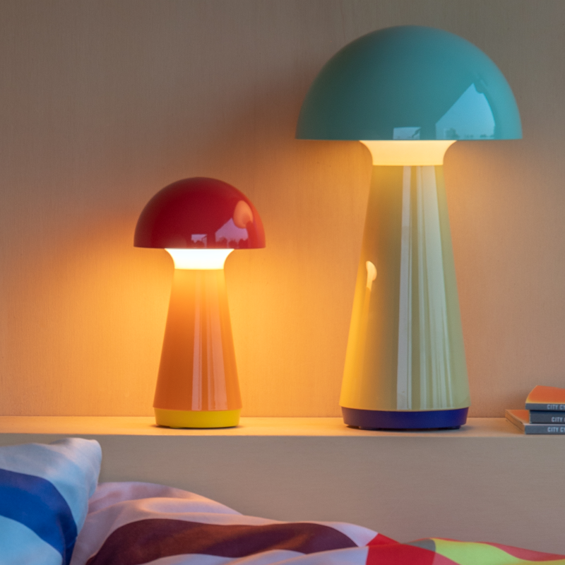 Remember Bobbi Rechargeable Mushroom LED Lamp – Coral – image 7