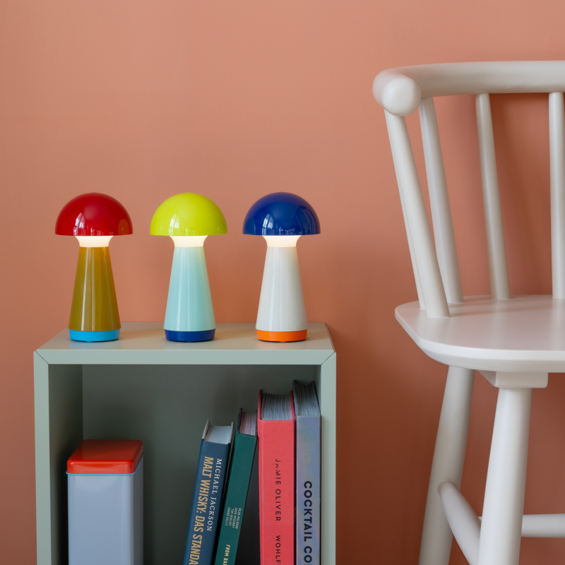 Remember Bobbi Rechargeable Mushroom LED Lamp – Coral – image 6