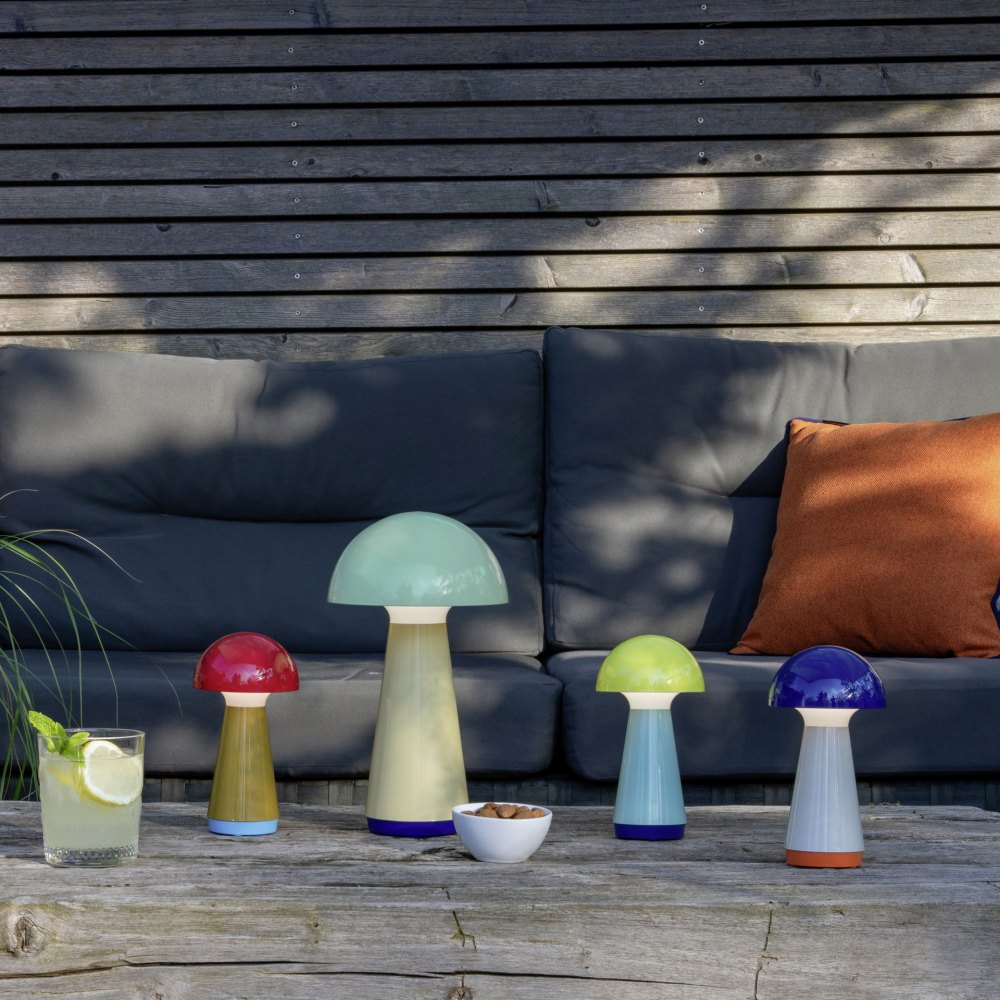 Remember Bobbi Rechargeable Mushroom LED Lamp – Coral – image 4