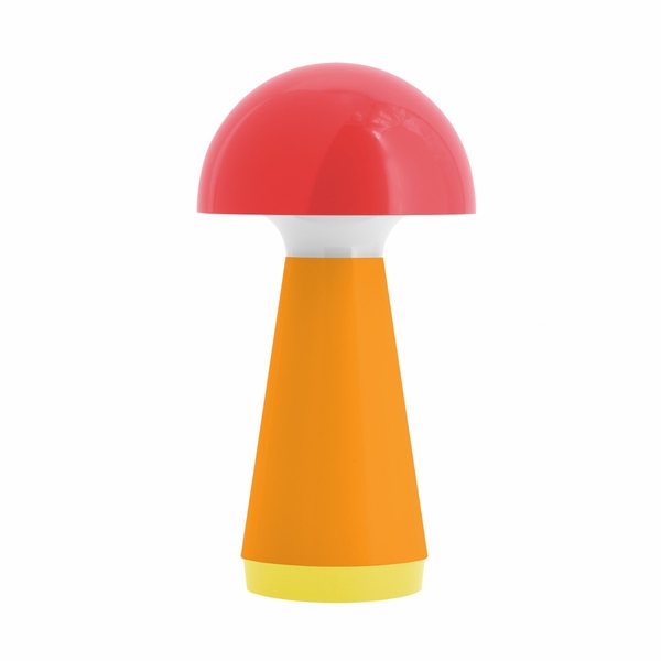 Remember Bobbi Rechargeable Mushroom LED Lamp – Coral