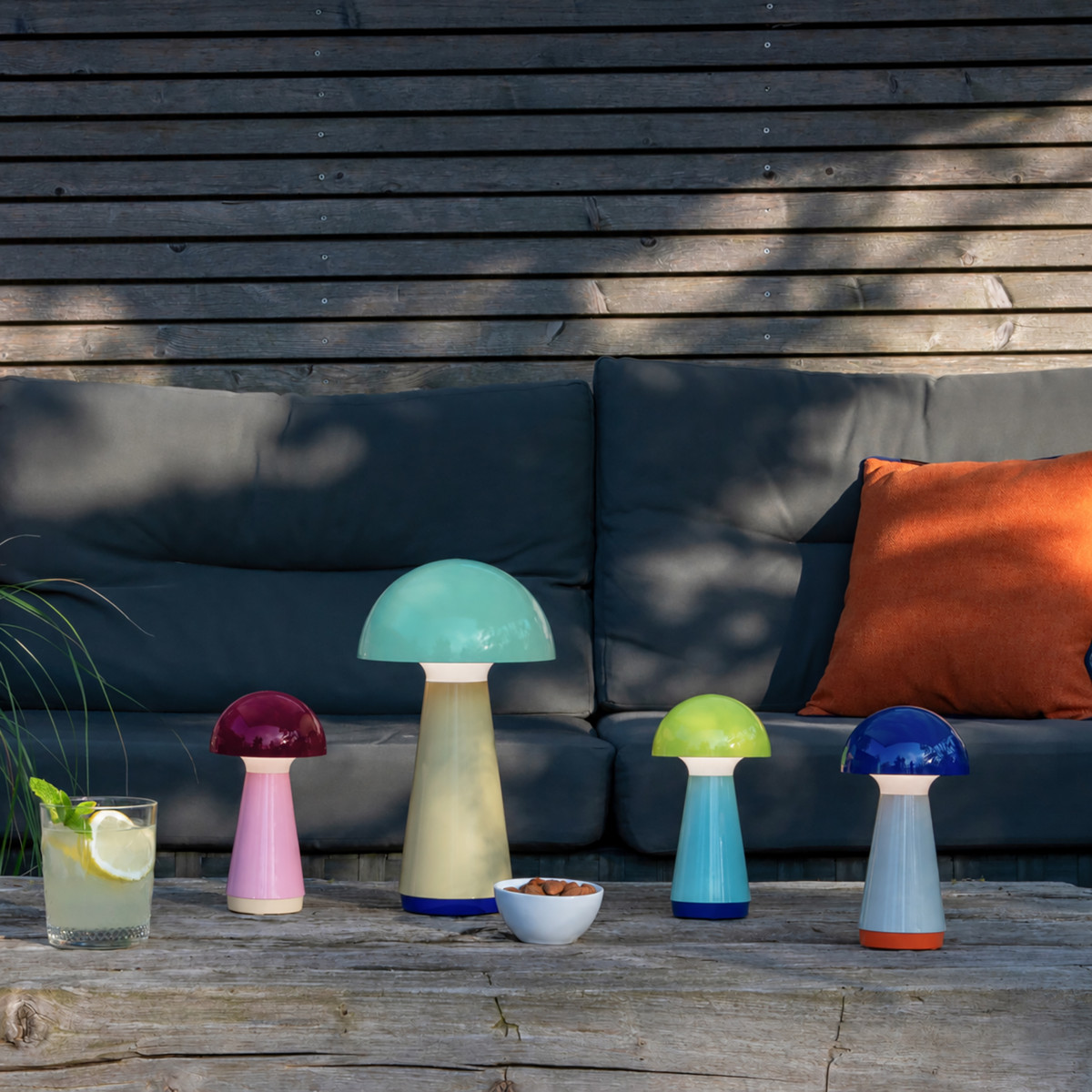 Remember Bobbi Rechargeable Mushroom LED Lamp – Berry – image 4