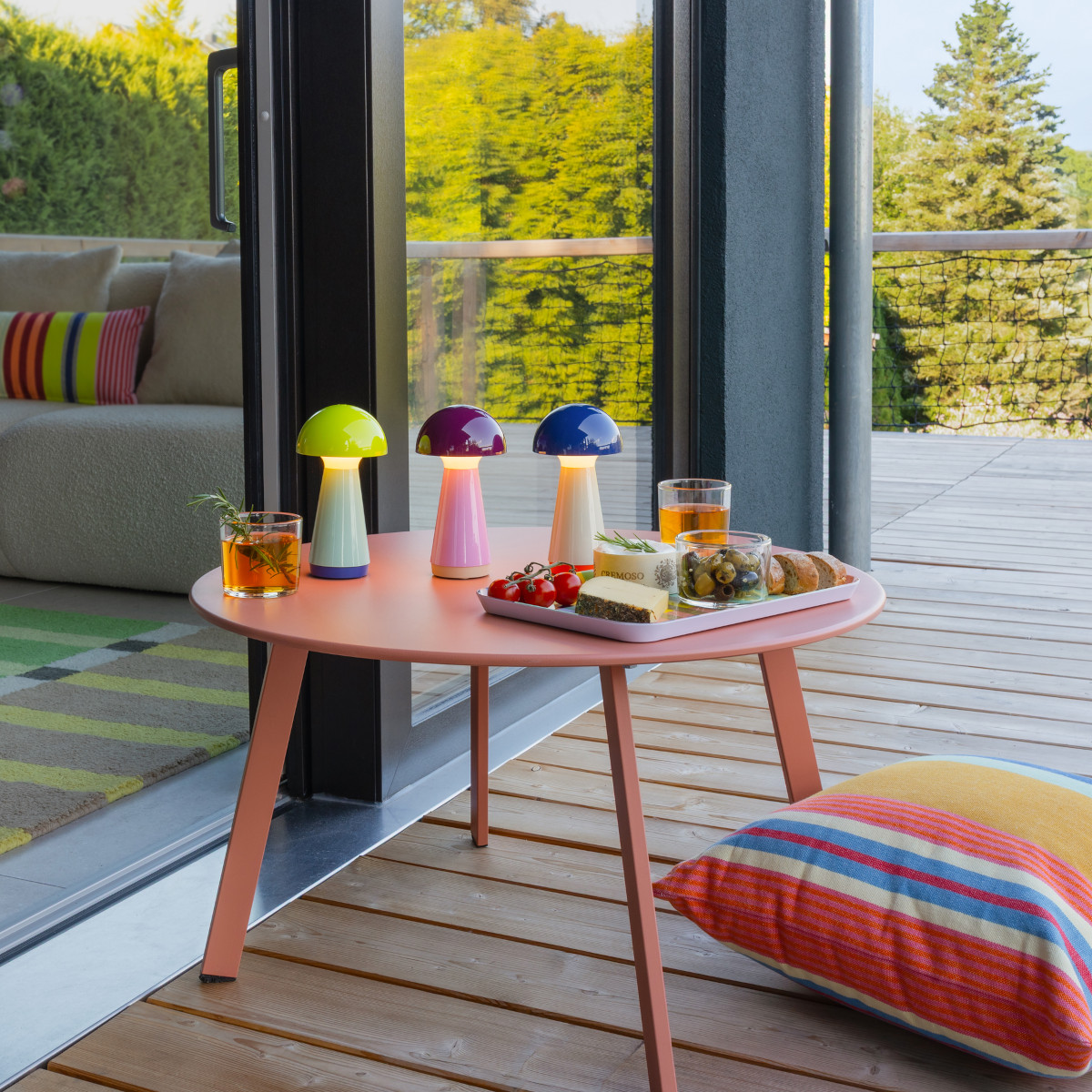 Remember Bobbi Rechargeable Mushroom LED Lamp – Berry – image 3