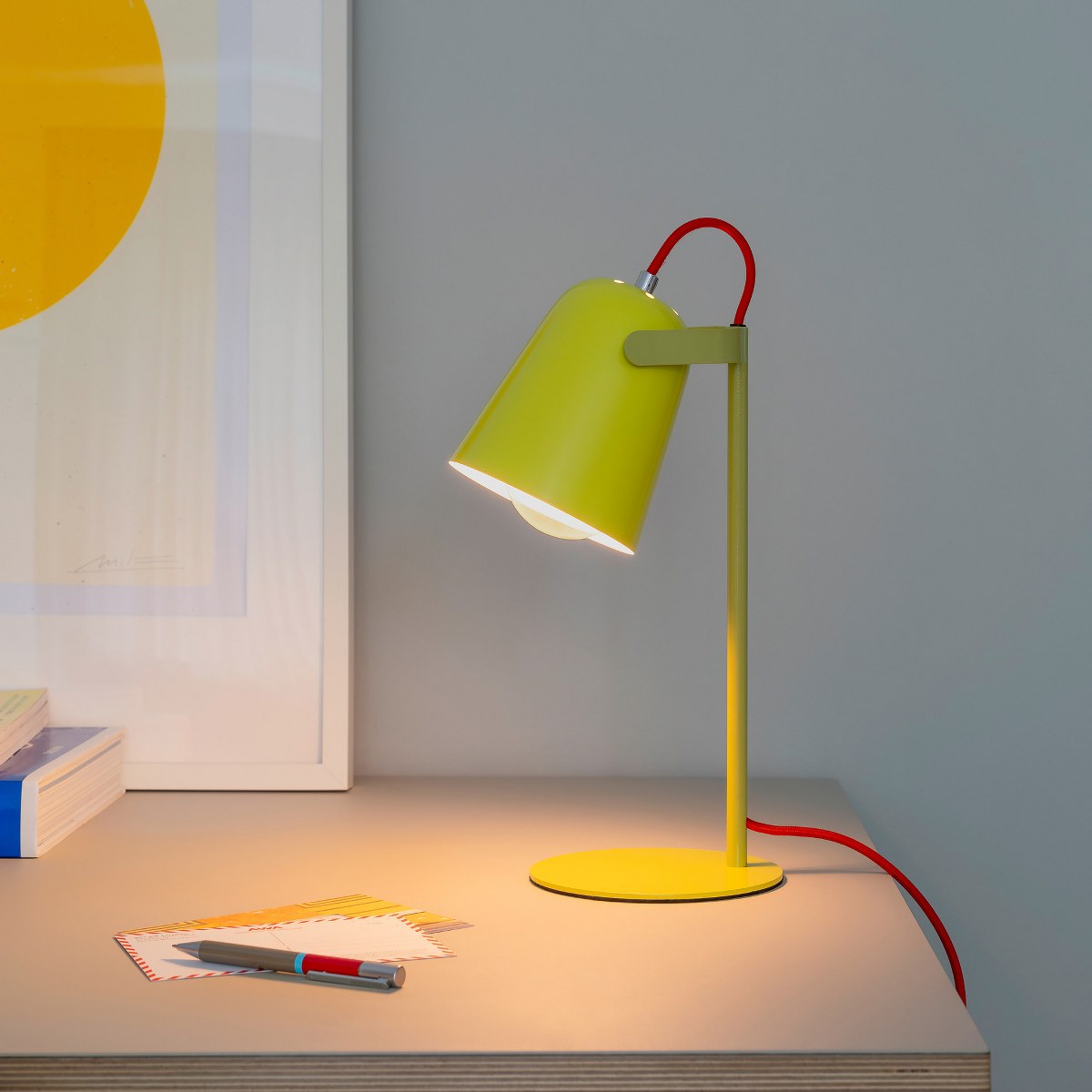 Remember Piet Desk & Bedside Lamp – Lime Green – image 3