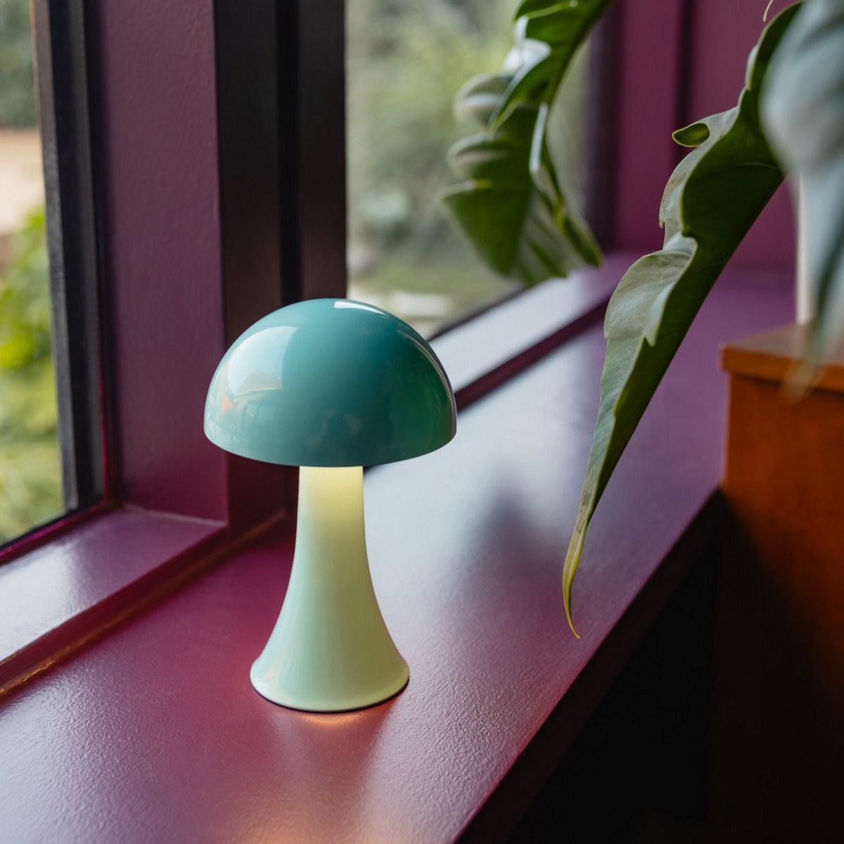 Remember Filou Rechargeable Mini Mushroom Lamp – Blue – image 3