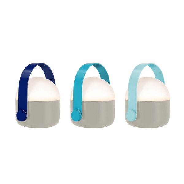 Remember OLE Rechargeable Mini LED Lamps, Set of 3 – Blue