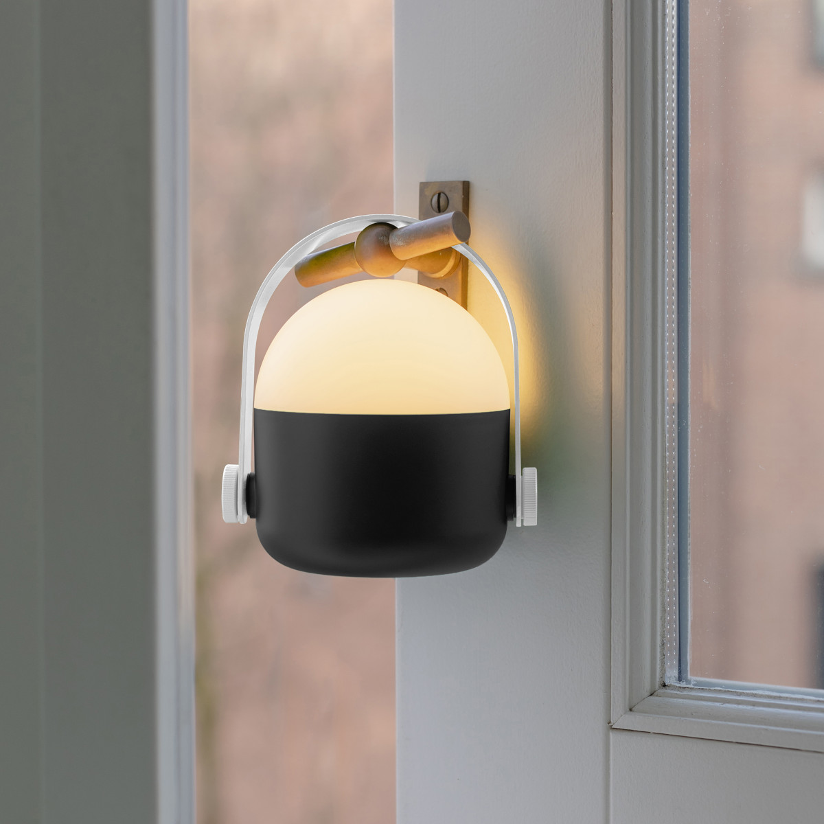 Remember Ole Rechargeable Portable LED Lamp – Small, Black – image 2