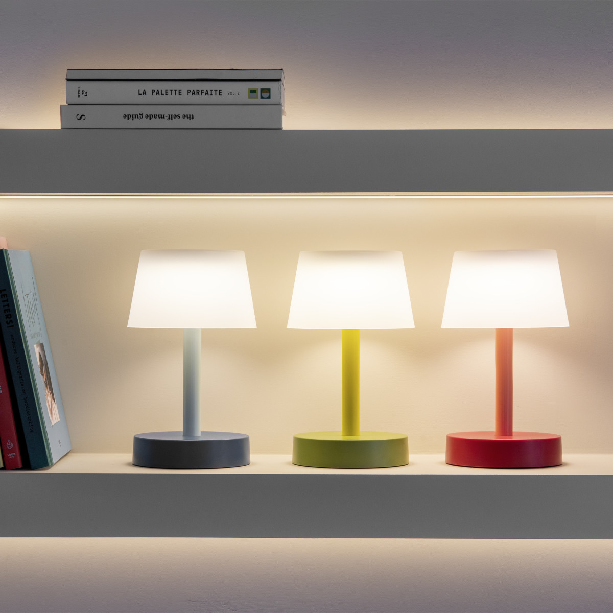 Remember Small Fritz Rechargeable LED Table Lamp – Coral – image 4