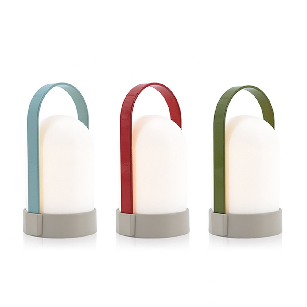 Remember Little URI Piccolo Portable LED Lamps, Set of 3 – Sky, Red & Green – image 2