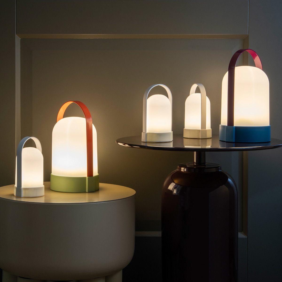 Remember URI Piccolo Rechargeable Mini LED Lanterns, Set of 3 – Pure White – image 3