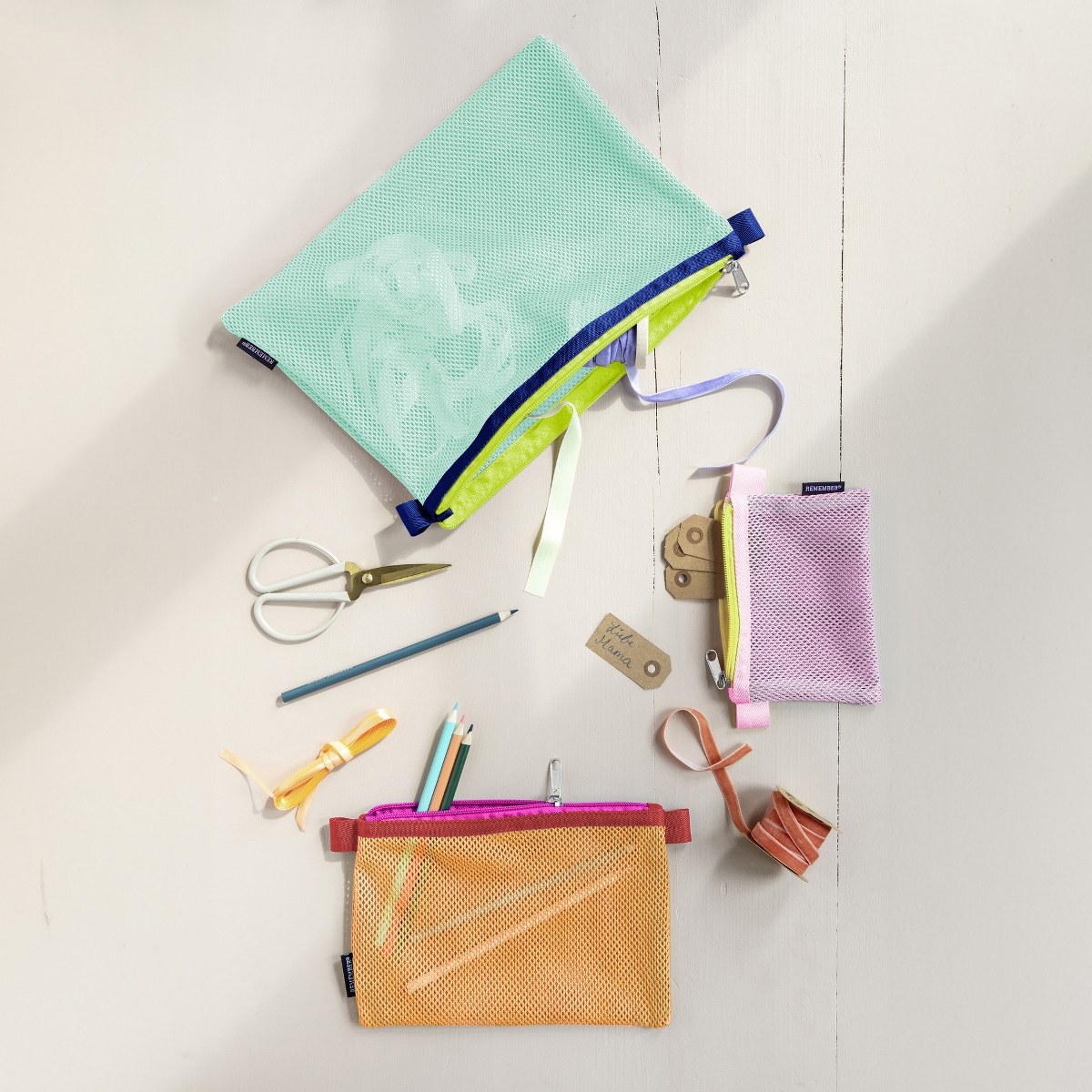 Remember Alice Mesh Bags, Set of 3 Sizes – image 3
