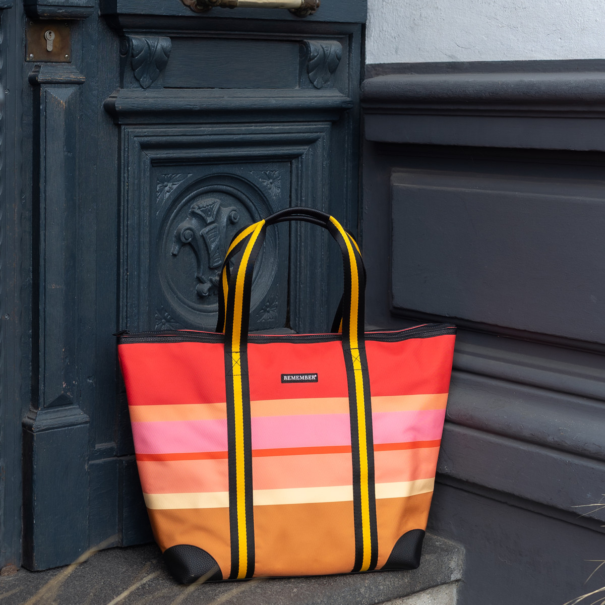 Remember Marrakesch Striped Shopper Bag – image 2
