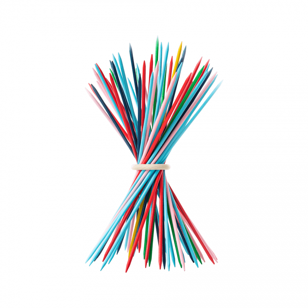 Remember Stickado Pick-Up Sticks Game – Giant Coloured Mikado – image 2