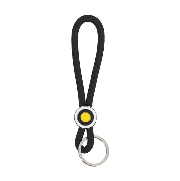 Remember Ringo Rope-Effect Keychain – Black