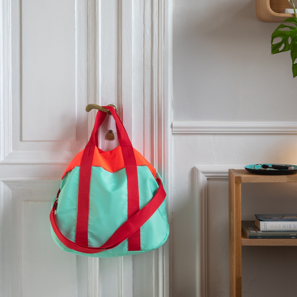 Remember Nelly Carry Bag with Shoulder Strap – Turquoise – image 2