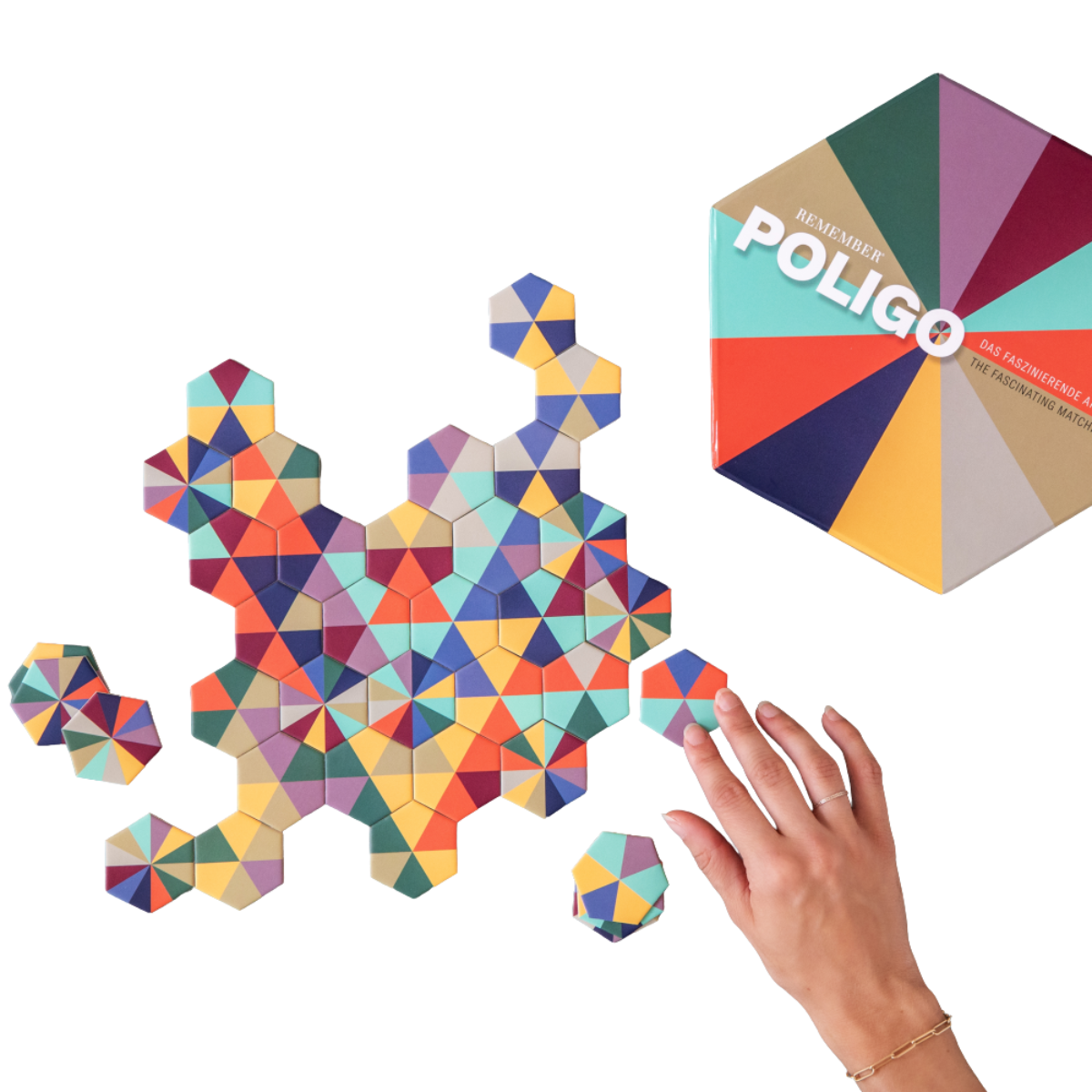 Remember Poligo Colour-Matching Puzzle Game – image 2
