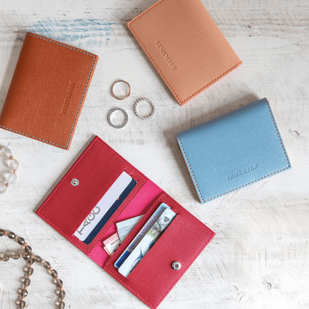 Remember Compact Wallet with 8 Card Slots – Terracotta Brown – image 3