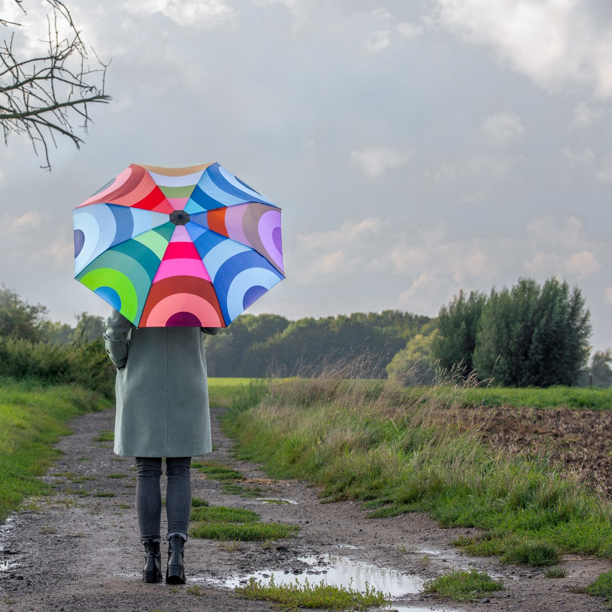 Remember Neptun Automatic Pocket Umbrella with Pouch – image 4