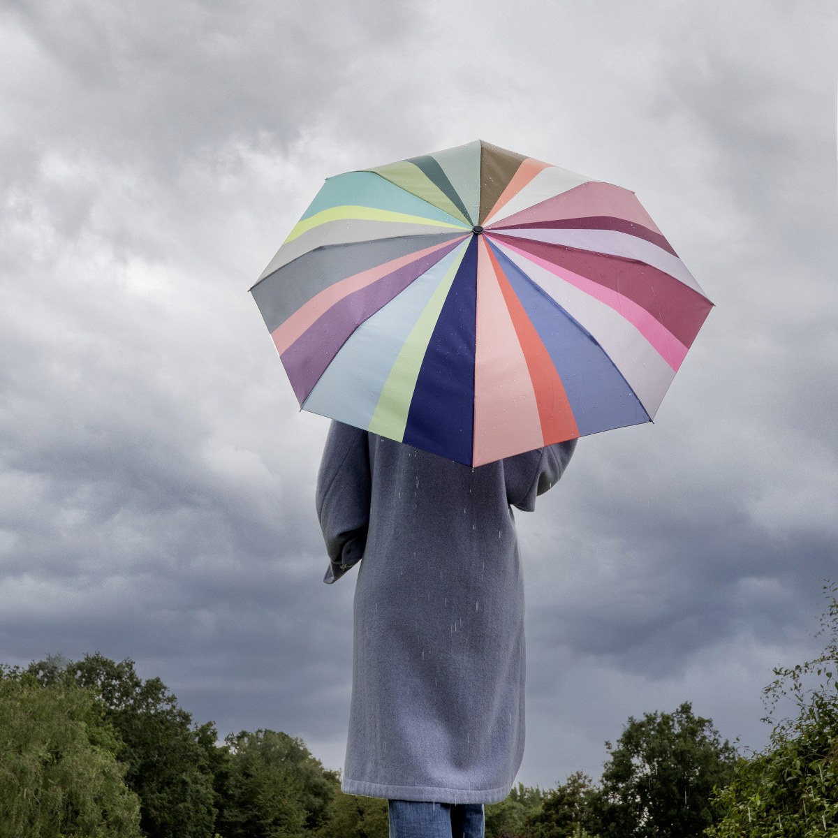 Remember Stella Automatic Pocket Umbrella with Pouch – image 3