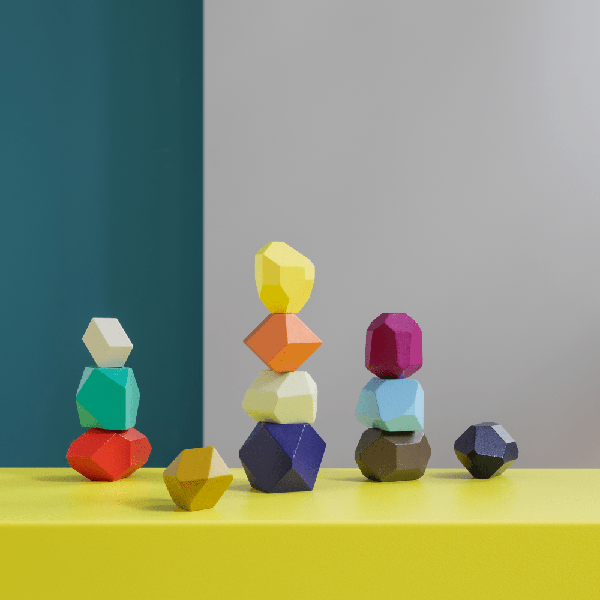 Remember Torrino Wooden Stacking Game – Beech Blocks