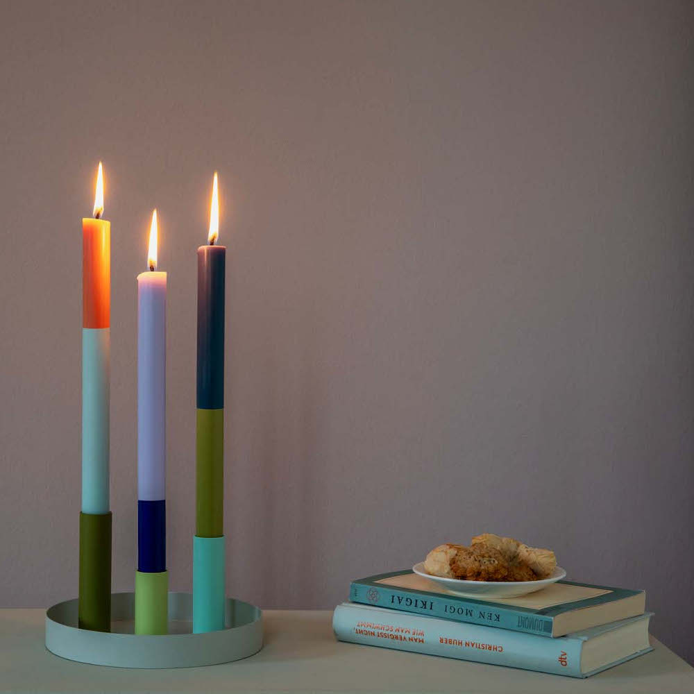 Remember Riga Dinner Candles, Set of 3 – 26cm Multicoloured – image 2