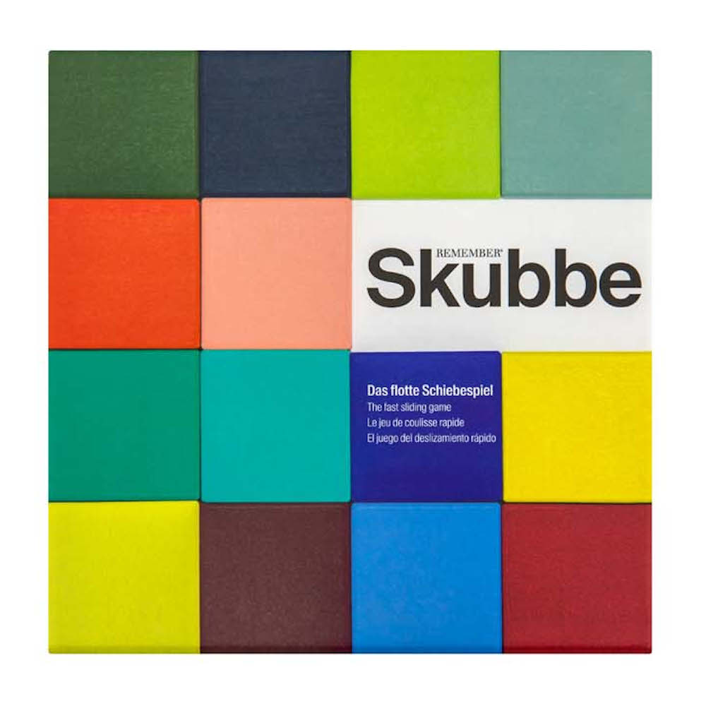 Remember Skubbe Sliding Puzzle Board Game – Wooden Family Game – image 2