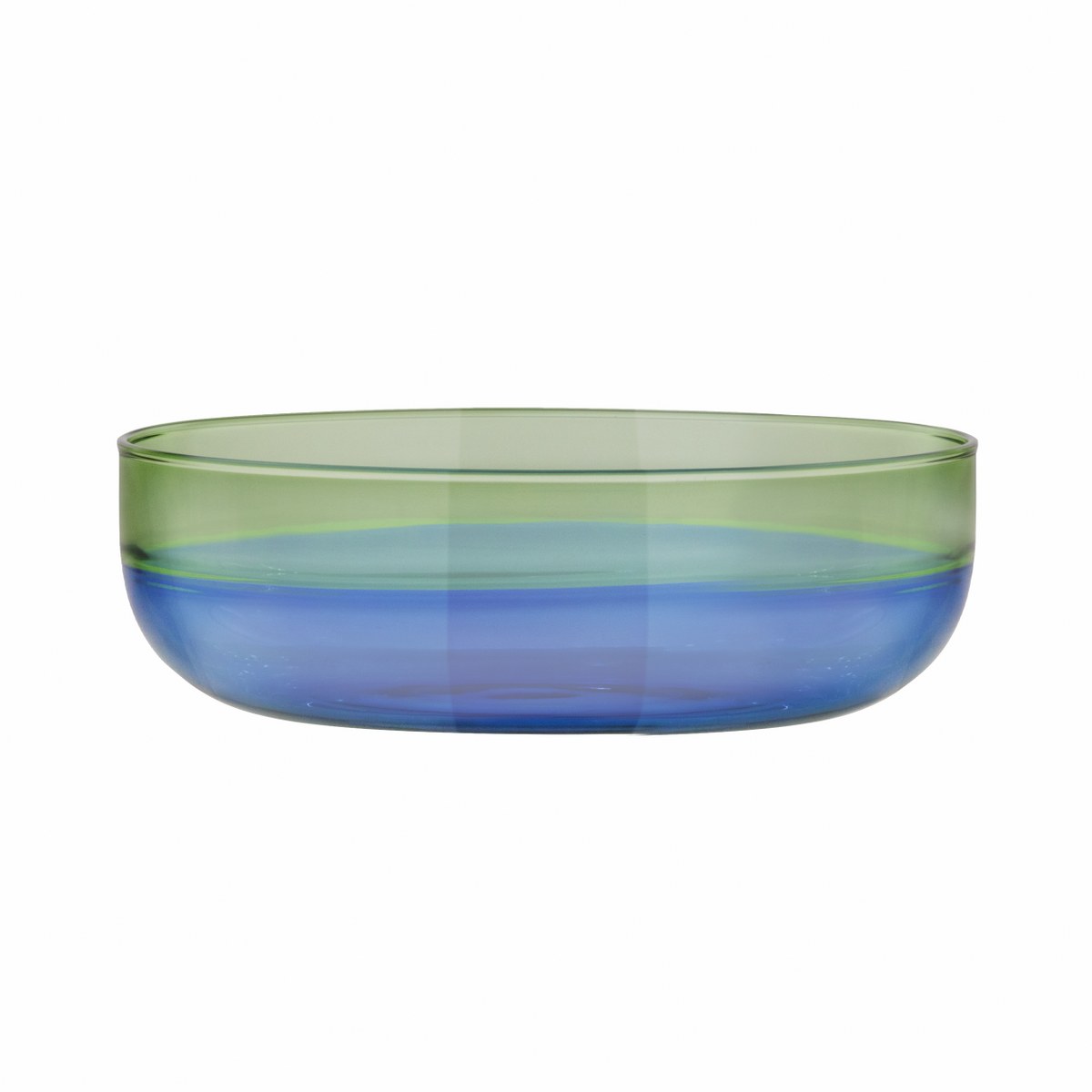 Remember Borosilicate Glass Bowls, Set of 2 – Ocean Blue – image 2