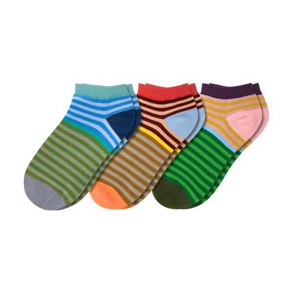 Remember Colourful Trainer Socks SN02, Set of 3 – Size EU 36–41