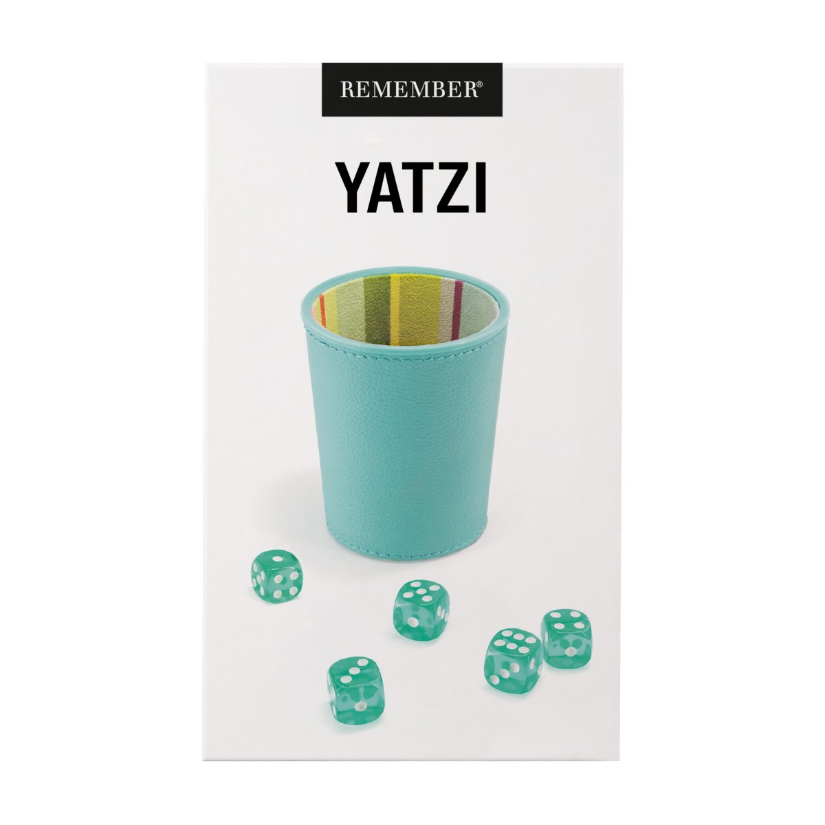 Remember Yatzi Dice Game with Faux Leather Cup – image 2
