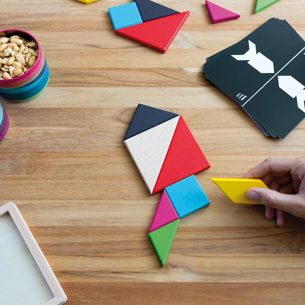 Remember Tangram Challenge Wooden Puzzle Game – image 5