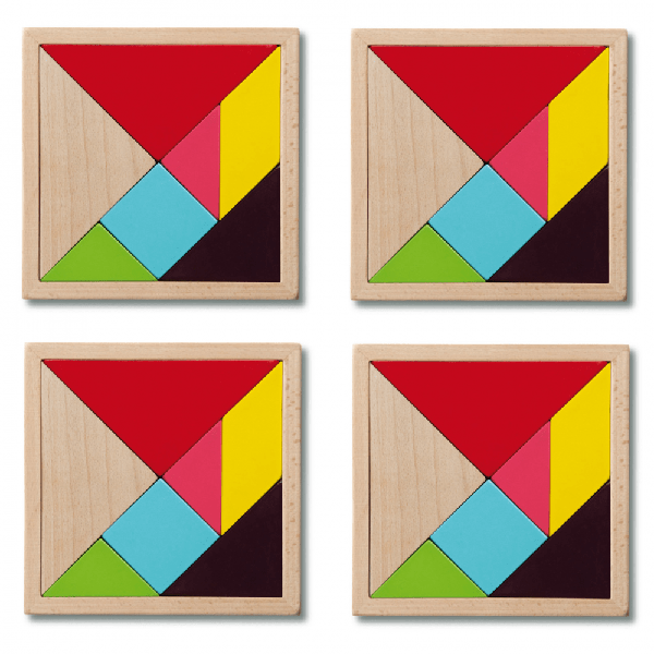 Remember Tangram Challenge Wooden Puzzle Game