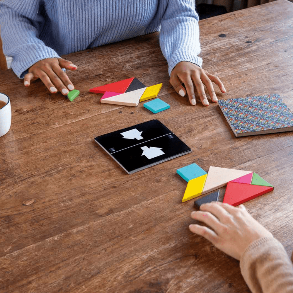 Remember Tangram Challenge Wooden Puzzle Game – image 7