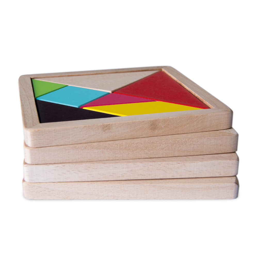 Remember Tangram Challenge Wooden Puzzle Game – image 3