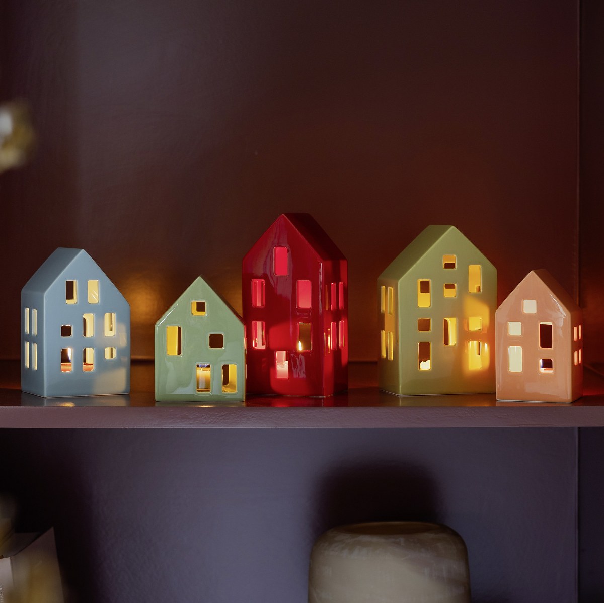 Remember Nyhavn Tealight House – Lime – image 5