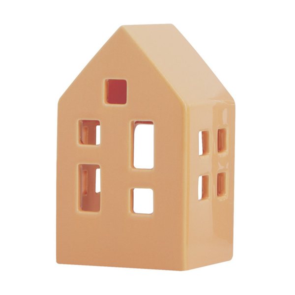 Remember Nyhavn Tealight House – Small, Peach