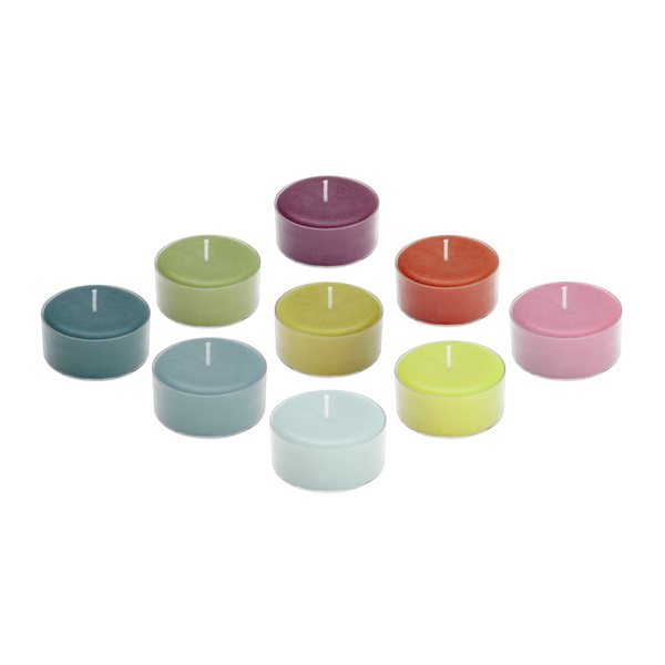 Remember Sydney Coloured Soy Tealights, Set of 9