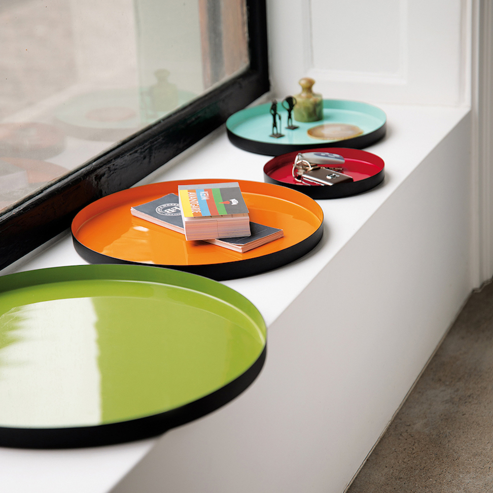Remember Enzo Round Metal Serving Trays, Set of 4 – image 2
