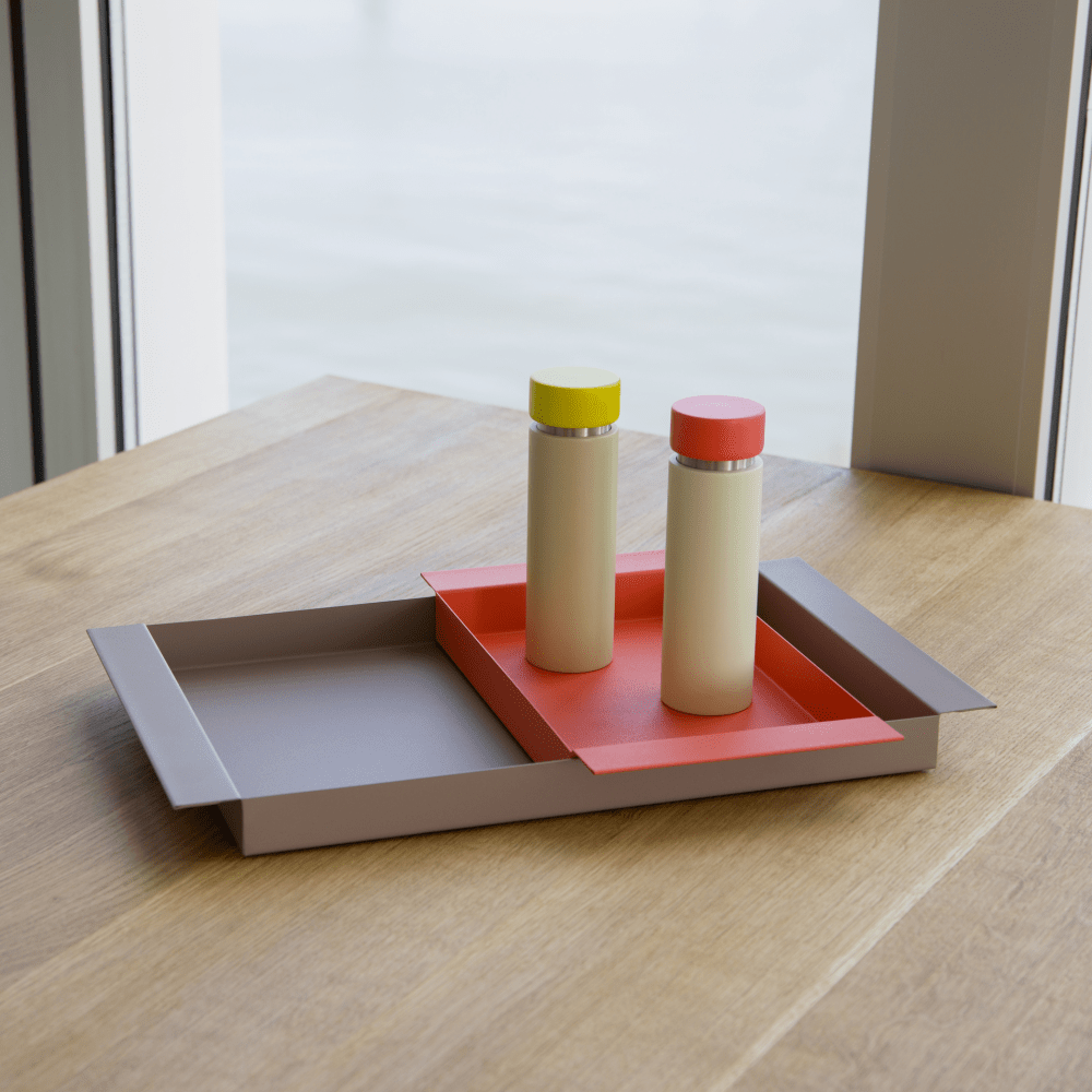 Remember Ryo Large Powder-Coated Steel Tray – Midnight – image 3