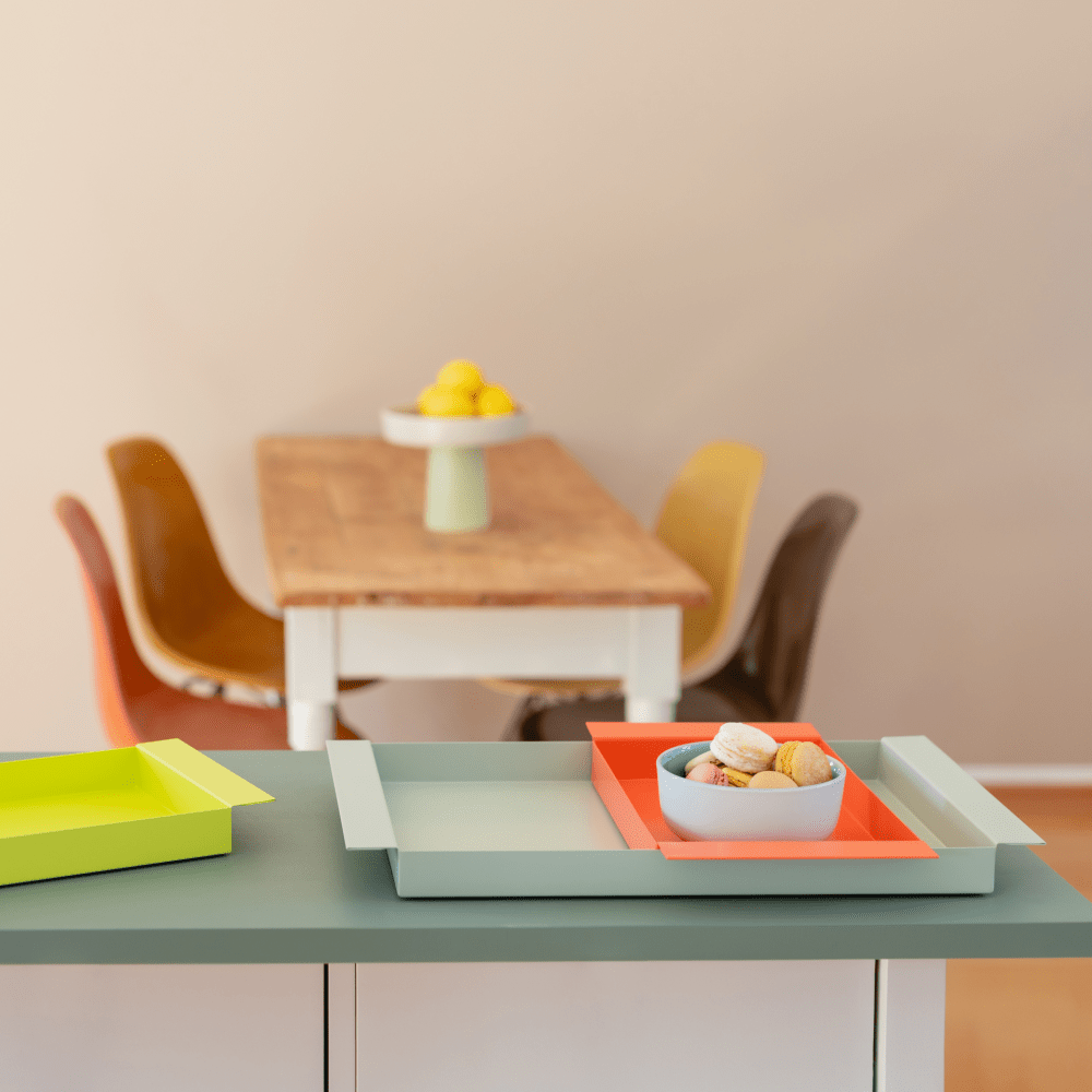 Remember Ryo Large Powder-Coated Steel Tray – Midnight – image 9