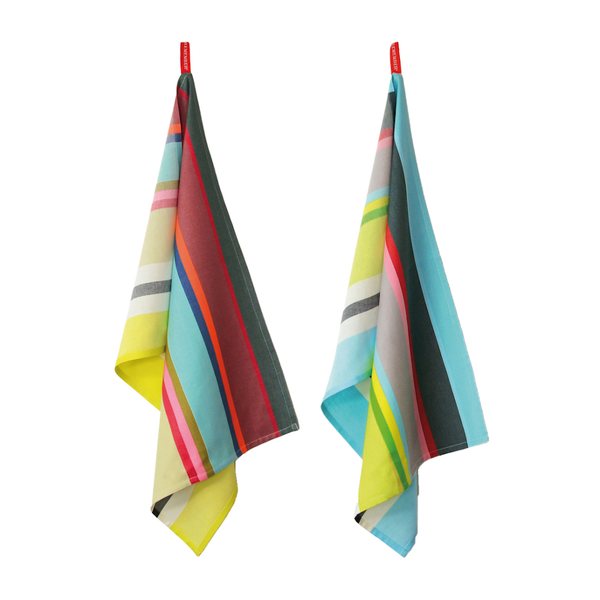 Remember Cotton Tea Towels No.14, Set of 2